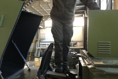 Einstieg in den Fahrerstand Einstieg in den Fahrerstand