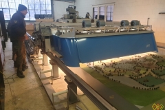 Geländemodell in Betrieb Geländemodell in Betrieb