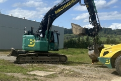 Bagger fahren auf
